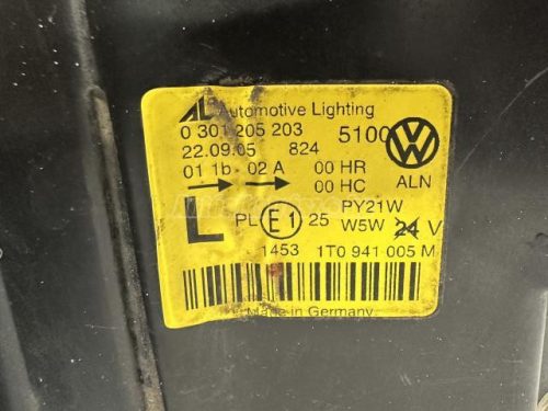 VOLKSWAGEN TOURAN - 2006 - 1T0941005M, 1T0941006M - fényszóró