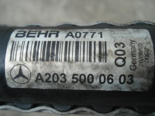 MERCEDES-BENZ C-OSZTÁLY - 2035000603 - hűtő, motorhűtés