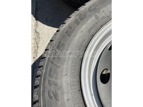 FIAT DUCATO -  215/75R16C, 5x130 6Jx16 ET68  - Sebring téli 215/75R16 113 R TL  / Gyári acélfelni 16x6 - FIAT DUCATO VAn winter 215/75R16C, 5x...
