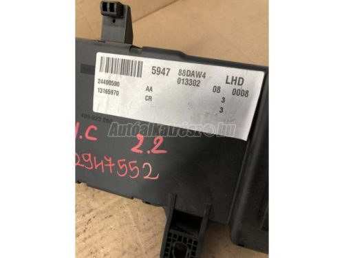 utastér biztosíték doboz