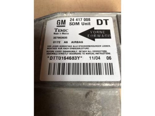 OPEL CORSA C - 2007 - 24417008DT - légzsák vezérlő