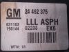 OPEL ZAFIRA A - 2002 - 24462375  24462380 - visszapillantó tükör