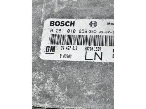 OPEL ASTRA G - 2003 - 24467018 , 0281010859 - motorvezérlő elektronika