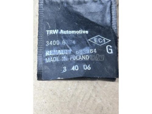 RENAULT CLIO - 2008 - 34006761, 34006764 - biztonsági öv