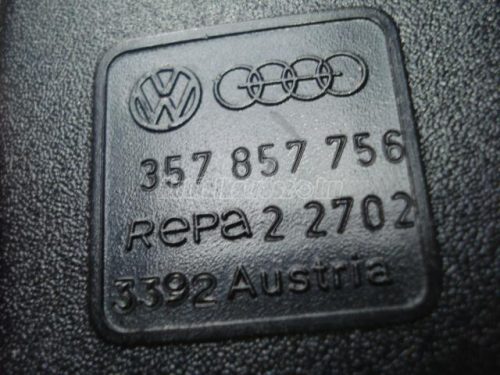 VOLKSWAGEN PASSAT III - 1993 - 357857756, 357857755B - biztonsági öv csat