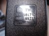 VOLKSWAGEN PASSAT V - 1998 - 3B0858472D, 3B0858471D - biztonsági öv csat
