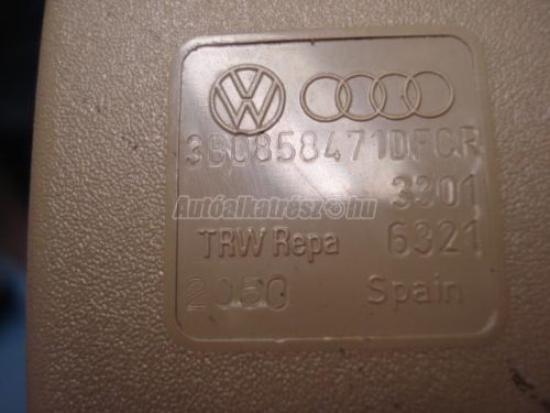 VOLKSWAGEN PASSAT V - 2002 - 3B0858472DFCR, 3B0858471DFCR - biztonsági öv csat
