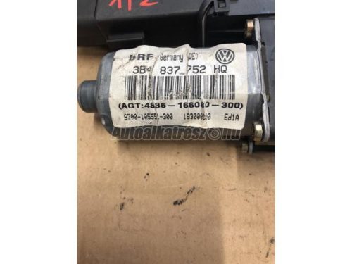 VOLKSWAGEN PASSAT V - 2002 - 3B4837752HQ - ablakemelő motor