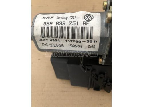 VOLKSWAGEN PASSAT V - 2001 - 3B9839751BF, 9776105406301 - ablakemelő motor
