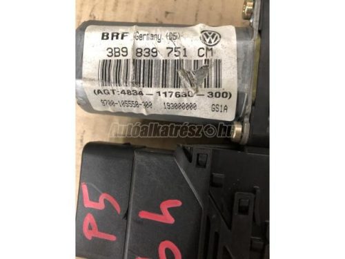 VOLKSWAGEN PASSAT V - 2004 - 3B9839751CM, 9776105406301 - ablakemelő motor