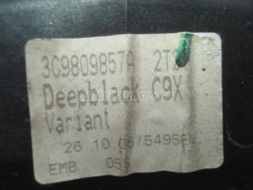 VOLKSWAGEN PASSAT VI - 2007 - 3C9809857 - tanksapka