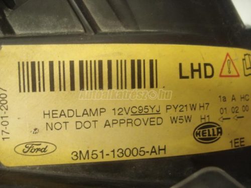 FORD FOCUS C-MAX - 2005 - 3M51-13005-AH 3M51-13006-AH - lámpa
