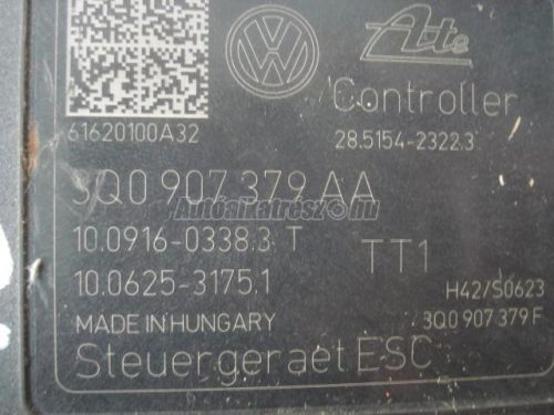 VOLKSWAGEN GOLF VII - 2014 - 3Q0614517AA  3Q0907379AA - abs egység