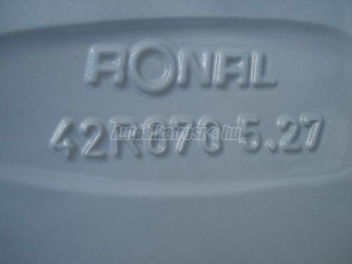 AUDI A4 - 42R670 5,27 - RONAL  - Alufelni 16x7 - AUDI A4 , A6 VW Passat RONAL 5x112 7J16 Et45