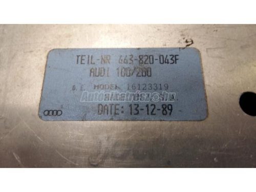 AUDI 100 - 1987 - 443820043 C-F - klímavezérlő