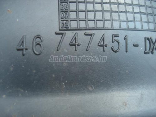 FIAT DOBLO - 2003 - 46747452 - burkolat, kerékjárat