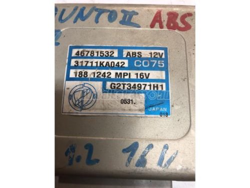 FIAT PUNTO - 2000 - 46781532 ,31711KA042 - abs vezérlő