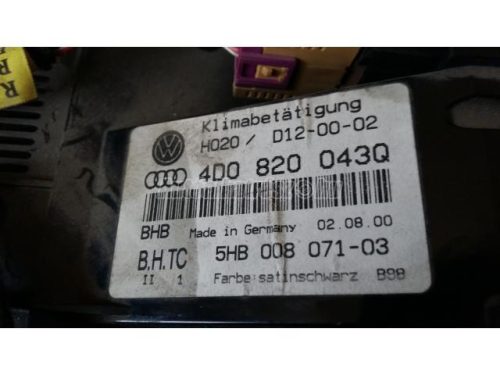 AUDI A8 - 2000 - 4D0820043Q - klímavezérlő