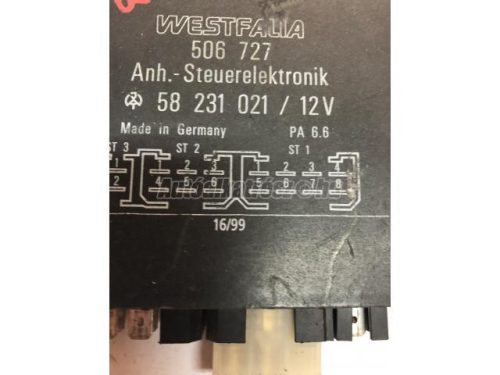 vonóhorog vezérlő