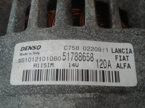 LANCIA DELTA,  MUSA | FIAT PUNTO,  BRAVO,  LINEA | ALFA ROMEO MITO - 2010 - 51788658 - generátor