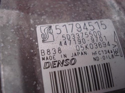 FIAT PUNTO,  BRAVO,  LINEA | LANCIA DELTA | ALFA ROMEO MITO - 2010 - 51794515 - kompresszor, klíma