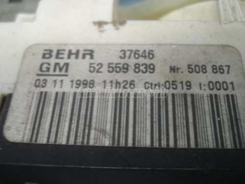 OPEL ASTRA G - 2002 - 52559839 - fűtéskapcsoló