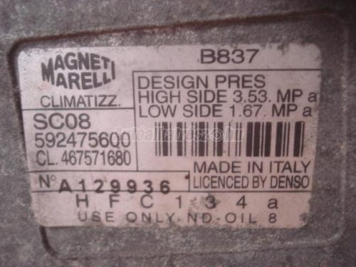 FIAT PUNTO,  BRAVA,  BRAVO,  STRADA | LANCIA YPSILON - 2003 - 592475600 - kompresszor, klíma