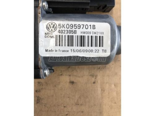 VOLKSWAGEN GOLF VI - 2010 - 5K0959701B, 5K0959793 - ablakemelő motor