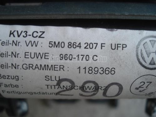 VOLKSWAGEN TIGUAN - 2009 - 5M0864207F - könyöklő