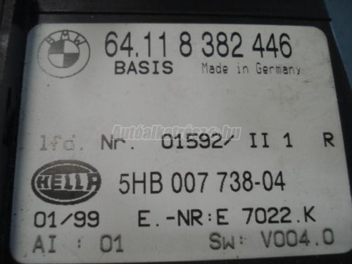 BMW 3-AS SOROZAT - 2002 - 64.118382446 - fűtéskapcsoló