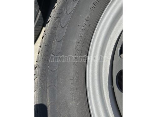 MERCEDES-BENZ SPRINTER - 6.5x16, ET62, 6x130, continental 235/65R16 - Continental nyári 235/65R16 115 R TL  / Gyári acélfelni 16x6,5 - MERCEDES-BENZ SPRINTER 906, nyári has...