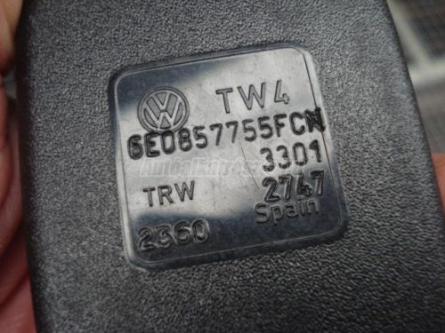 VOLKSWAGEN POLO III - 2001 - 6E0857755F - biztonsági öv csat