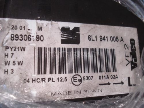 SEAT IBIZA - 2007 - 6L1941005H - főfényszóró