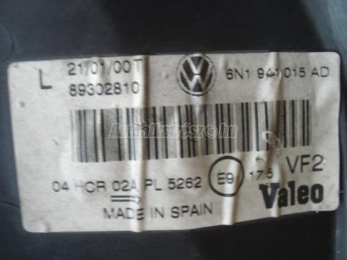 VOLKSWAGEN POLO III - 2000 - 6N1941015AD - fényszóró