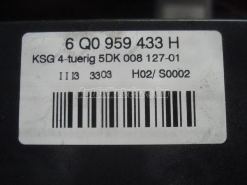 SKODA FABIA | VOLKSWAGEN POLO IV - 2004 - 6Q0959433H - komfort elektronika