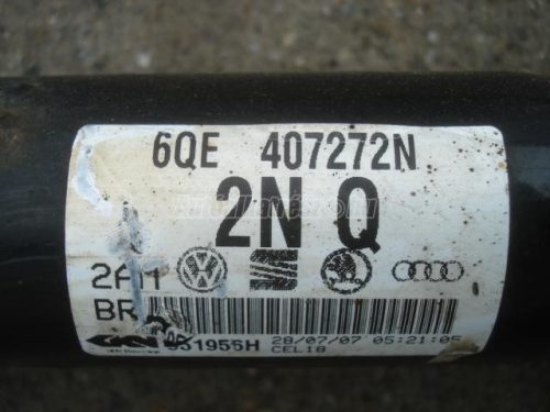 VOLKSWAGEN FOX - 2006 - 6QE407272N,  6QE407271H - féltengely