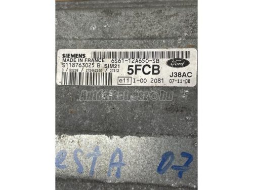 FORD FIESTA - 2006 - 6S6112A650SB  - motorvezérlő elektronika
