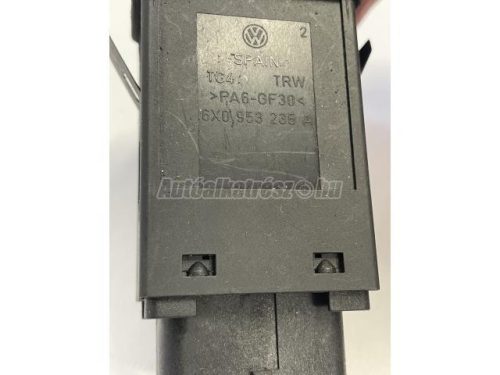 VOLKSWAGEN LUPO - 1999 - 6X0953235A - vészvillogó kapcsoló