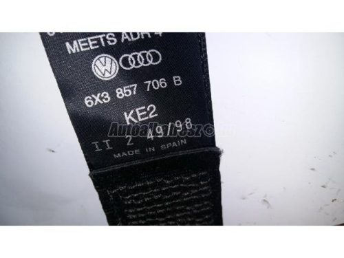 VOLKSWAGEN LUPO - 1999 - 6X3857705B,  6X3857706B - biztonsági öv