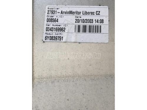 SKODA FABIA - 2001 - 6Y0839751 - ablakemelő szerkezet