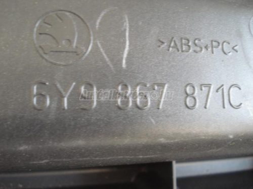 SKODA FABIA - 2005 - 6Y9867871C - csomagtér roló