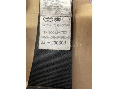 TOYOTA YARIS - 2003 - 733600D010, 733700D010 - biztonsági öv