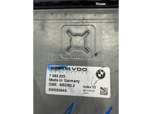 BMW 1-ES SOROZAT - 2008 - 7583225, 5WK93643 - motorvezérlő