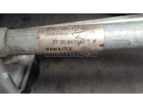 RENAULT CLIO - 2000 - 7700847567 - ablaktörlő szerkezet