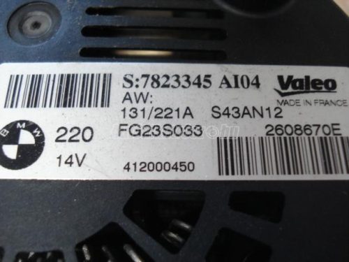 BMW X5 - 2012/03 - 7823345 AI04 - generátor