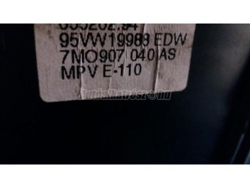 VOLKSWAGEN SHARAN - 1998 - 7M0907040AS - klímavezérlő