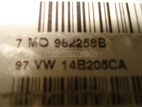 VOLKSWAGEN SHARAN - 2000/01 - 7M0962258B - komfort elektronika