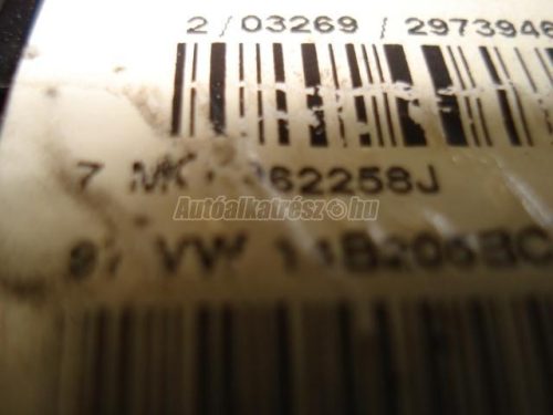 VOLKSWAGEN SHARAN - 2000/02 - 7M0962258J - komfort elektronika