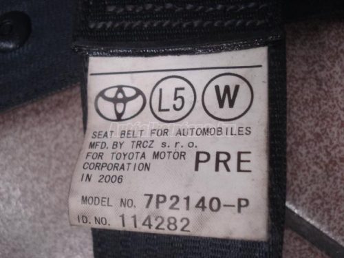TOYOTA COROLLA VERSO - 2006 - 7P1150P , 7P2140P - biztonsági öv