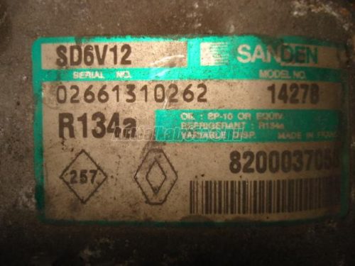 RENAULT CLIO,  TWINGO,  KANGOO - 2002 - 8200037058 - kompresszor, klíma